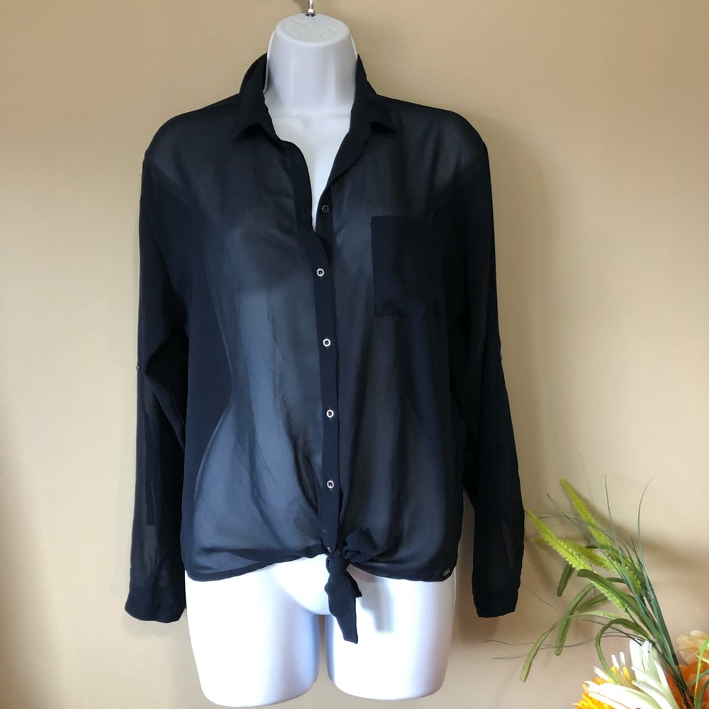 Navy Blouse